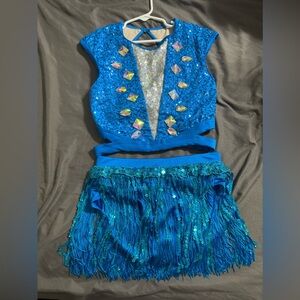Weissman child Large Blue costume